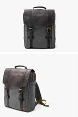 Vintage Canvas Mens Womens Large Pink College Backpack 14'' Green Travel Backpack Computer Backpack For Men