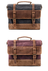 Cool Waxed Canvas Leather Mens 15.6