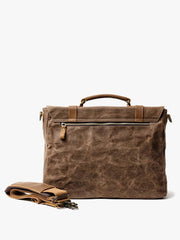 Cool Waxed Canvas Leather Mens 15.6