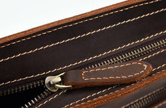 Cool Black Coffee Leather Tote Work Bag Handbag Briefcase Shoulder Bag For Men