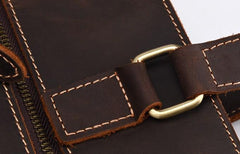Cool Black Coffee Leather Tote Work Bag Handbag Briefcase Shoulder Bag For Men