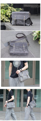 Cool Brown Leather Mens Small Courier Bags Vintage Brown Messenger Bag Postman Bag For Men
