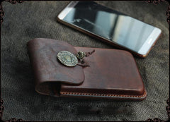 Cool Handmade Coffee Leather Mens Holster 6