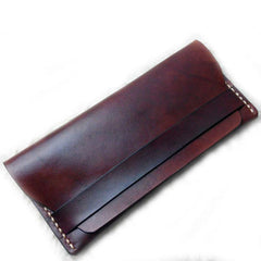 Cool Leather Bifold Mens Long Wallet Leather Long Wallets for Men