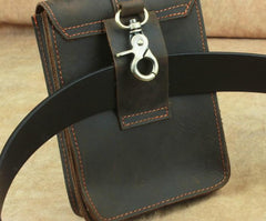 Cool Leather Cell Phone HOLSTER Belt Pouches for Men Waist Bag BELT BAG For Men