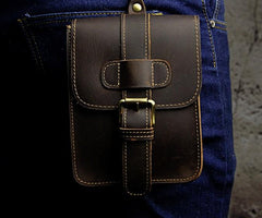 Cool Leather Cell Phone HOLSTER Belt Pouches for Men Waist Bag BELT BAG For Men