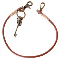 Cool Leather Biker Wallet Chain Pants Chain Buckle Rope jeans chain jean chain For Men