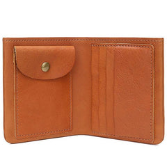 Cool Leather Men Small Wallet Bifold billfold Wallet for Men