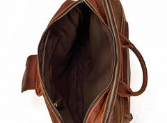 Cool Leather Men Vintage Briefcase Work Bag Handbag Shoulder Bags For Men