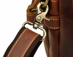 Cool Leather Men Vintage Briefcase Work Bag Handbag Shoulder Bags For Men