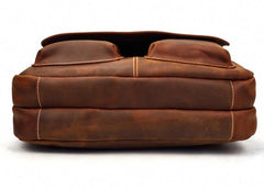Cool Leather Men Vintage Briefcase Work Bag Handbag Shoulder Bags For Men