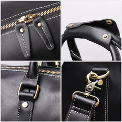 Cool Leather Mens 15 inch Brown Large - Interior View
