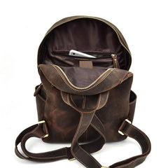 Cool Leather Mens Backpacks Vintage School Backpacks Travel Backpack for Men