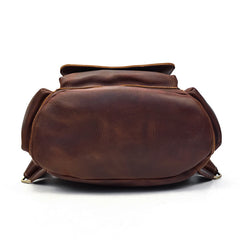 Cool Leather Mens Backpack Large Vintage School Backpack Travel Backpack for Men