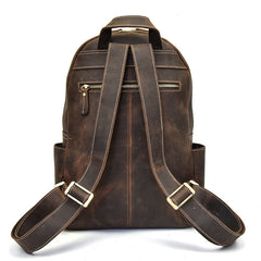 Cool Leather Mens Backpacks Vintage School Backpacks Travel Backpack for Men