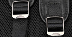 Cool Leather Black Mens Backpacks Vintage School Backpack Travel Backpack Bags for Men