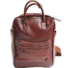 Cool Leather Mens Backpacks Travel Backpack Laptop Backpacks for men