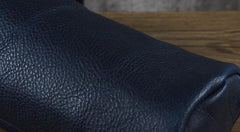 Cool Leather Mens Barrel Side Bag Bucket Shoulder Bag Messenger Bag for Men