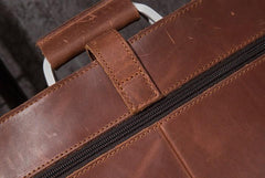 Cool Leather Mens Briefcase 13inch Laptop Bag Work Handbag Business Bags for Men