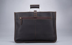 Cool Leather Mens Briefcase 13inch Laptop Bag Work Handbag Business Bags for Men