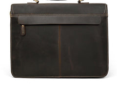 Leather Mens Briefcase Business Briefcase Vintage Shoulder Bags Handbags for men