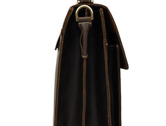 Leather Mens Briefcase Business Briefcase Vintage Shoulder Bags Handbags for men