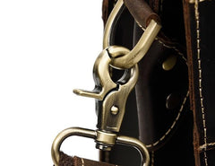 Leather Mens Briefcase Business Briefcase Vintage Shoulder Bags Handbags for men