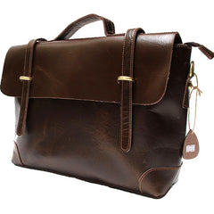 Cool Leather Mens Briefcase Messenger Bags Handbag Shoulder Bag for men
