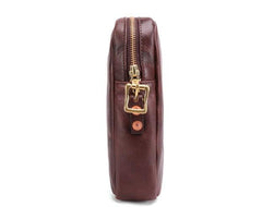 Cool Leather Mens Small Messenger Bag Small Shoulder Bag Crossbody Bags For Men