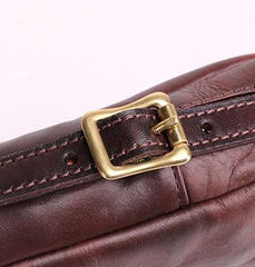 Cool Leather Mens Small Messenger Bag Small Shoulder Bag Crossbody Bags For Men
