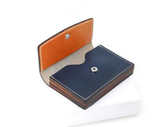 Cool Leather Mens Card Wallet Front Pocket Wallets Small Card Holders for Men