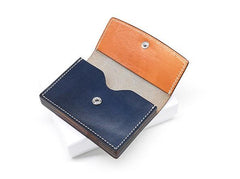 Cool Leather Mens Card Wallet Front Pocket Wallets Small Card Holders for Men