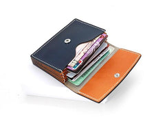 Cool Leather Mens Card Wallet Front Pocket Wallets Small Card Holders for Men