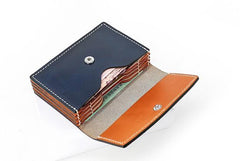 Cool Leather Mens Card Wallet Front Pocket Wallets Small Card Holders for Men