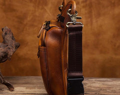 Cool Leather Mens BELT BAG Drop Leg Bag Belt Pouch Waist Bag Shoulder Bags For Men