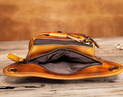 Cool Leather Mens BELT BAG Drop Leg Bag Belt Pouch Waist Bag Shoulder Bags For Men