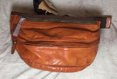Cool Leather Mens FANNY PACK MENS WAIST BAG HIP PACK BELT BAG FOR MEN