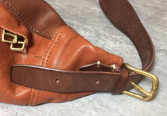 Cool Leather Mens FANNY PACK MENS WAIST BAG HIP PACK BELT BAG FOR MEN