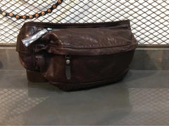 Cool Leather Mens FANNY PACK MENS WAIST BAG HIP PACK BELT BAG FOR MEN