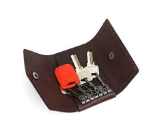 Cool Leather Mens Key Wallet Car Keys Holder Car Keys Case for Men
