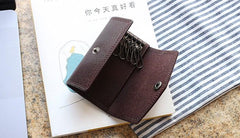 Cool Leather Mens Key Wallet Car Keys Holder Car Keys Case for Men
