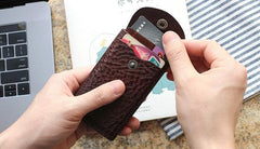 Cool Leather Mens Key Wallet Car Keys Holder Car Keys Case for Men