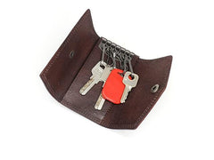 Cool Leather Mens Key Wallet Car Keys Holder Car Keys Case for Men