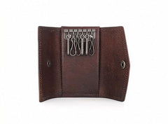Cool Leather Mens Key Wallet Car Keys Holder Car Keys Case for Men