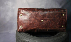 Cool Leather Mens Overnight Bags Weekender Bag Vintage Travel Bags Duffle Bags for Men