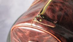 Cool Leather Mens Overnight Bags Weekender Bag Vintage Travel Bags Duffle Bags for Men