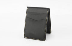 Cool Leather Mens Slim License Wallet Front Pocket Wallet Slim Card Wallet for Men