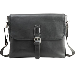 Cool Leather Mens Small Messenger Bag Side Bag Shoulder Bags for Men