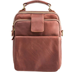 Cool Leather Mens Small Shoulder Bags Messengers Bag for Men