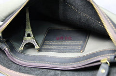 Cool Leather Mens Small Side Bag 11inch Clutch Purse Bag Messenger Bag for Men